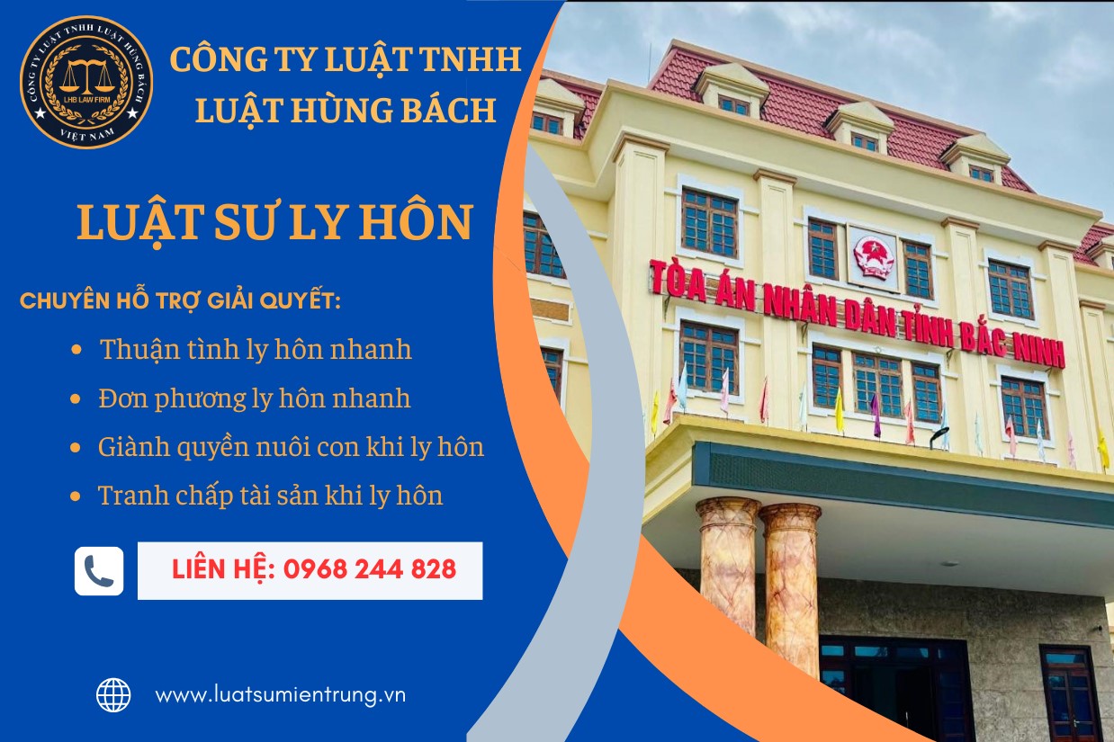 Luật Hùng Bách là đơn vi pháp lý hàng đầu về ly hôn tại tòa án Bắc Ninh