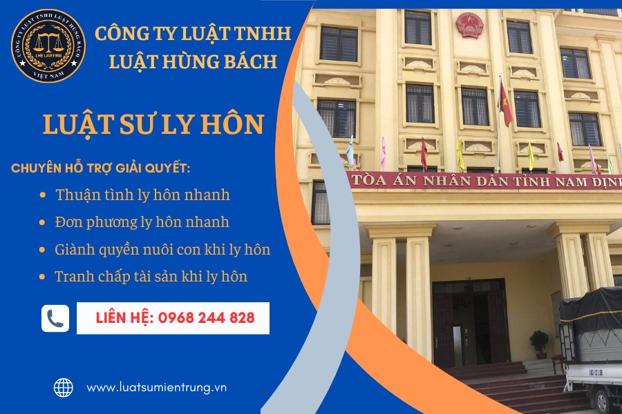 Luật Hùng Bách là đơn vị pháp lý hàng đầu về ly hôn ở tòa án Nam Định
